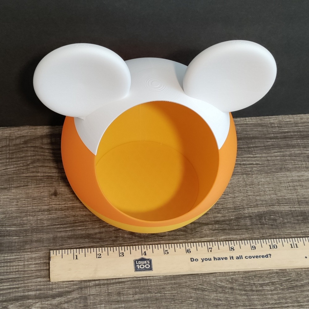 PLA 3D Printed‎ Mickey Mouse Candy Dish Bowl Candy Corn Halloween Decor - Picture 8 of 11